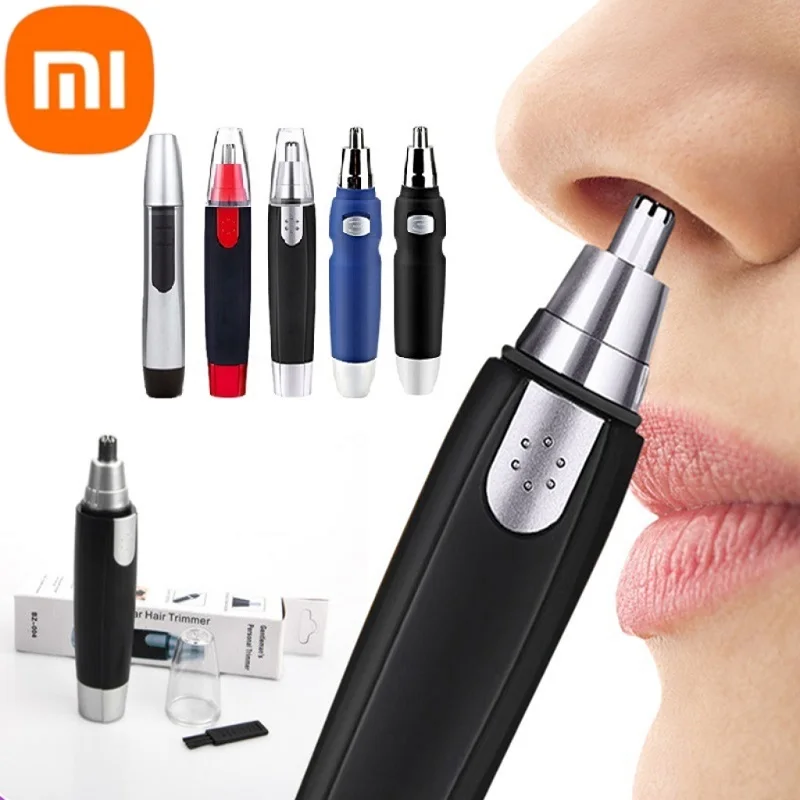 Electric Nose Hair Trimmer XiaoMi Electric Nose Ear Face Eyebrow Hair Clean Trimmer House Home Men Women Nose Remover Face Care Kit