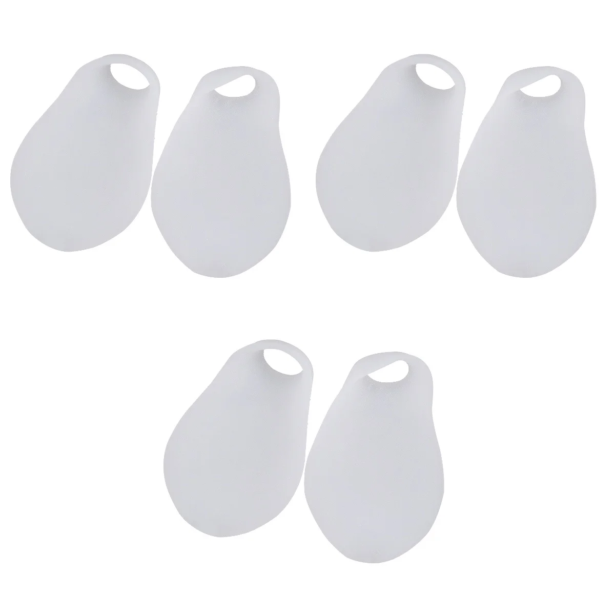 

6 шт., силиконовые накладки на пальцы ног