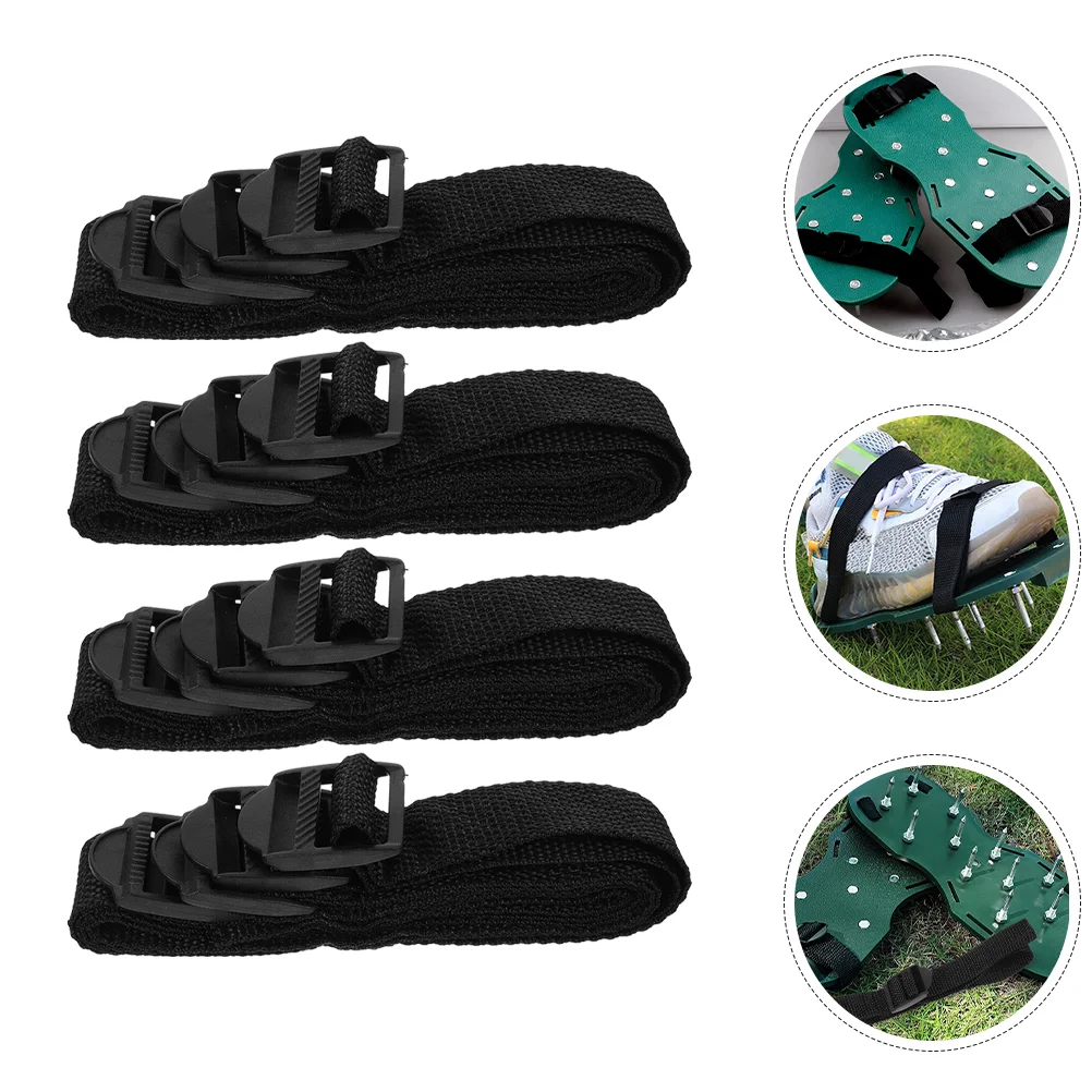 

16pcs Adjustable Straps Universal Aerator Sandals Straps For Outdoor Gardening Lawn
