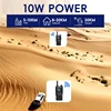 TIDRADIO 2PCS 2nd Gen TD-H8 10W Professional Walkie Talkie Portable Long Range Radio Phone Wireless Programmable Type-C Charge 5