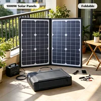 Conception pliable pour les aventures en plein air, le camping, les voyages en camping-car, les panneaux solaires et l’alimentation électrique de secours à domicile. 1