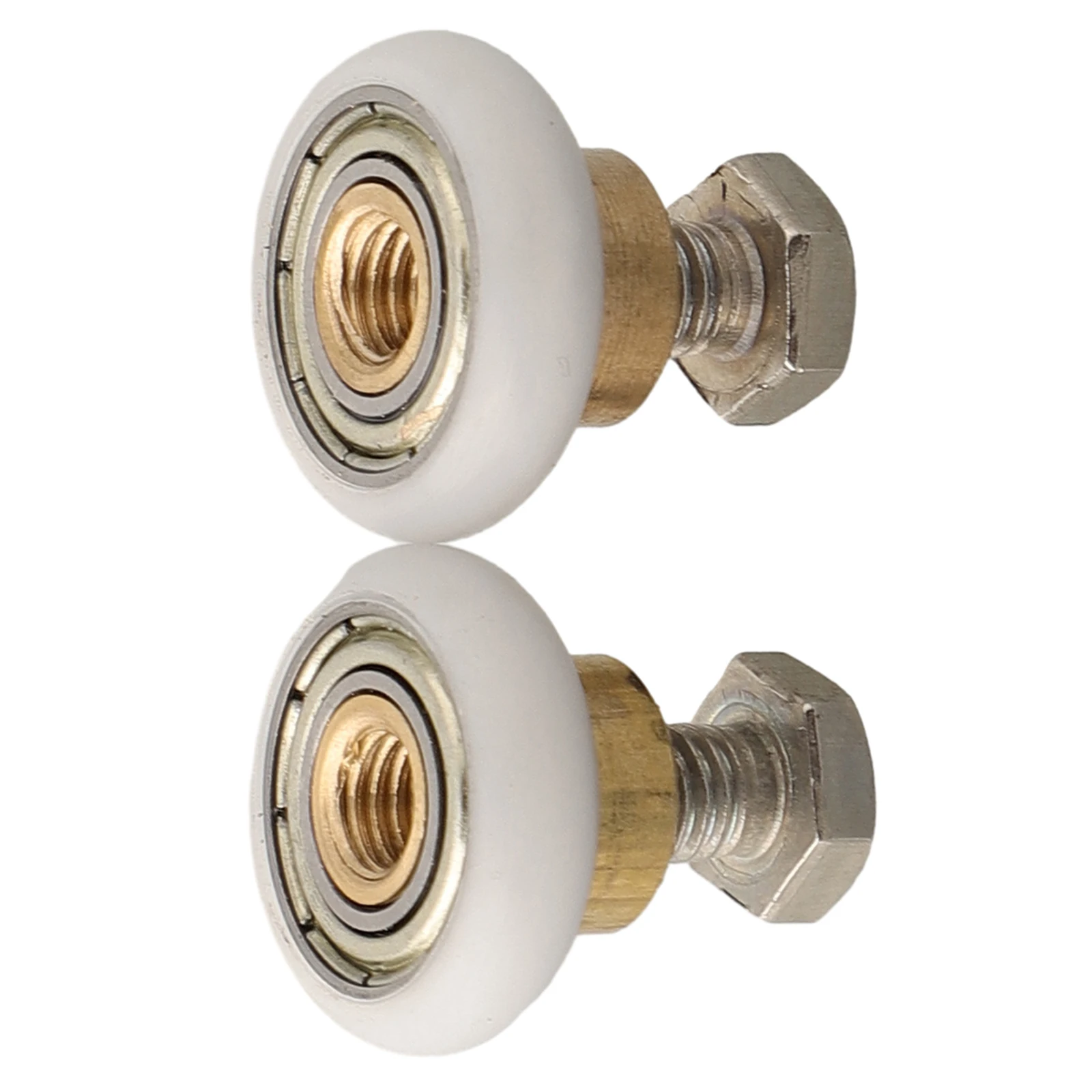 Shower Door Rollers Pulley 2pcs Bathroom Sliding Glass Door Wheels 19mm 23mm 25mm 27mm