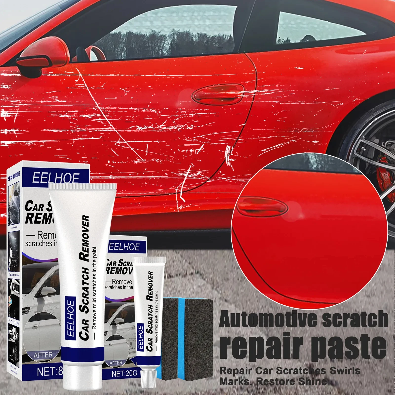 Car Auto Scratches Repair Wax Scratch Remove Reapir kit Paint Care Wax  Polishing Car Paste Polish Cleaning Tools For Car Styling