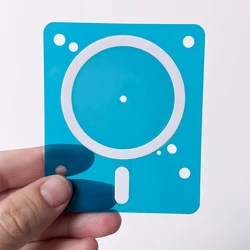 Magnetic Wireless Charging Ring Sticker (1pc White)