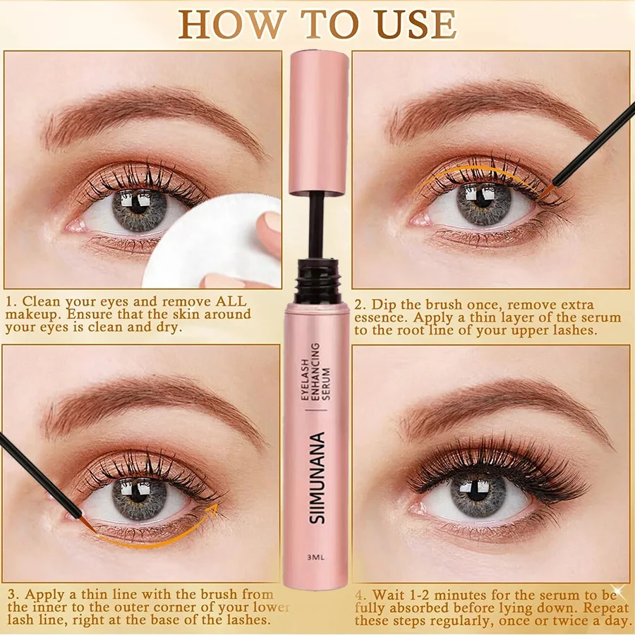 Nourishing Lash and Brow Enhancer Serum for Fuller, Thicker Appearance