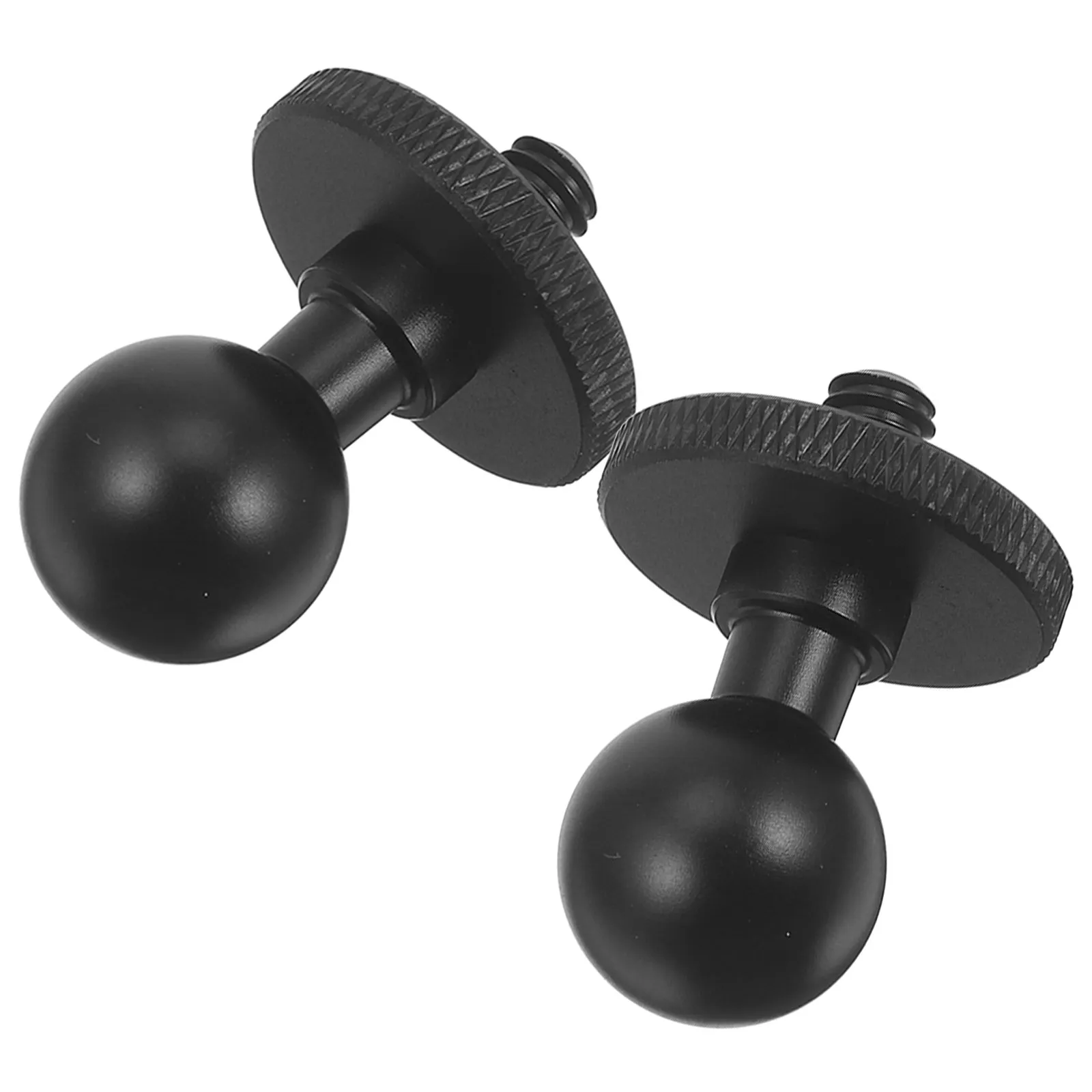 2Pcs 삼각대 볼 헤드 카메라 마운트 교체 부착물 안정적인 회전 가능 360도 Dslr 폰용 볼 헤드 마운트