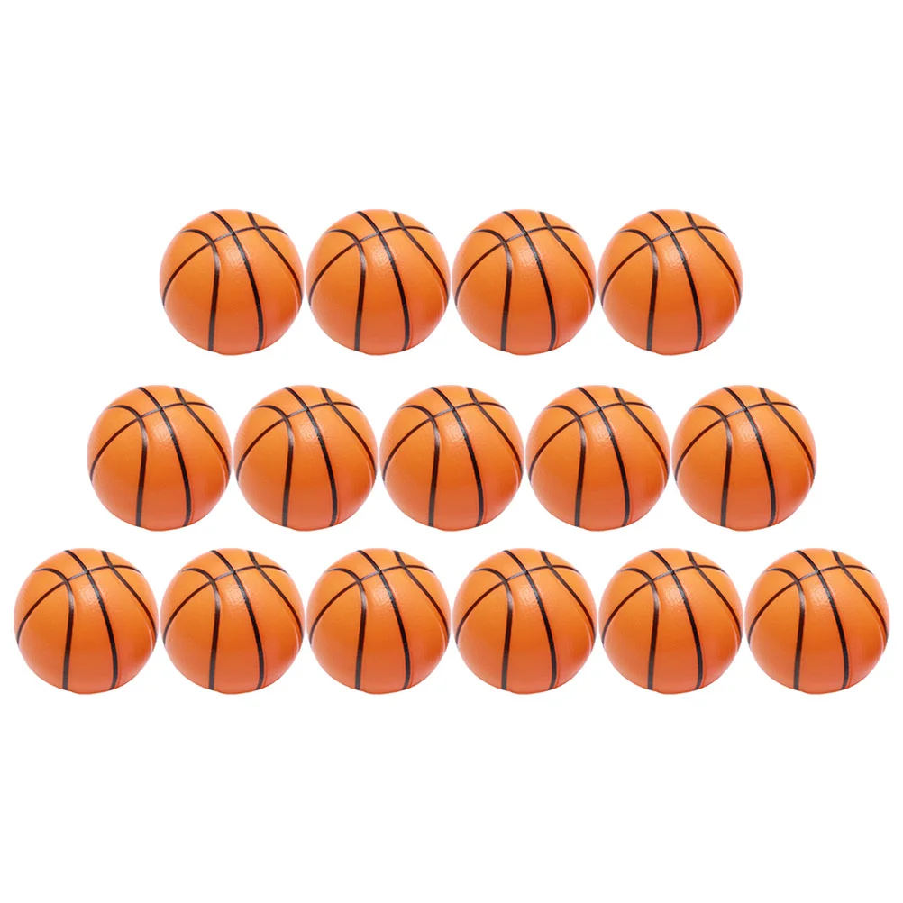 15Pcs Basketball Sports Balls Stress Bulk Carnival Reward, Party Bag Gift Fillers
