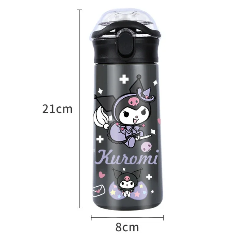 Kuromi デザイン ガラスボトル 空 480ml Kawaii Vacuum Insulated Bottle Kawaii Hello Kitty