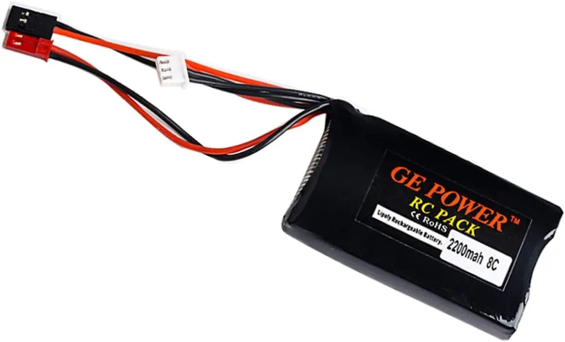 Batteria LiPo 2200mAh 6.6V Per Trasmettitori Futaba 14SG, 18SZ, 16SZ, T8J – Ricambio Per Telecomandi RC - 5