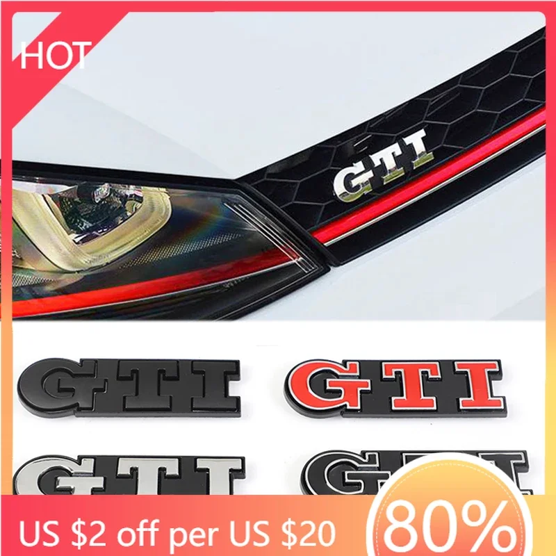 골프 3 4 MK3 MK4 2026 VW 폭스바겐용 1개 자동차 금속 배지 스티커 프론트 그릴 데칼 장식 (VW GTI 파사트 B6 골프용)