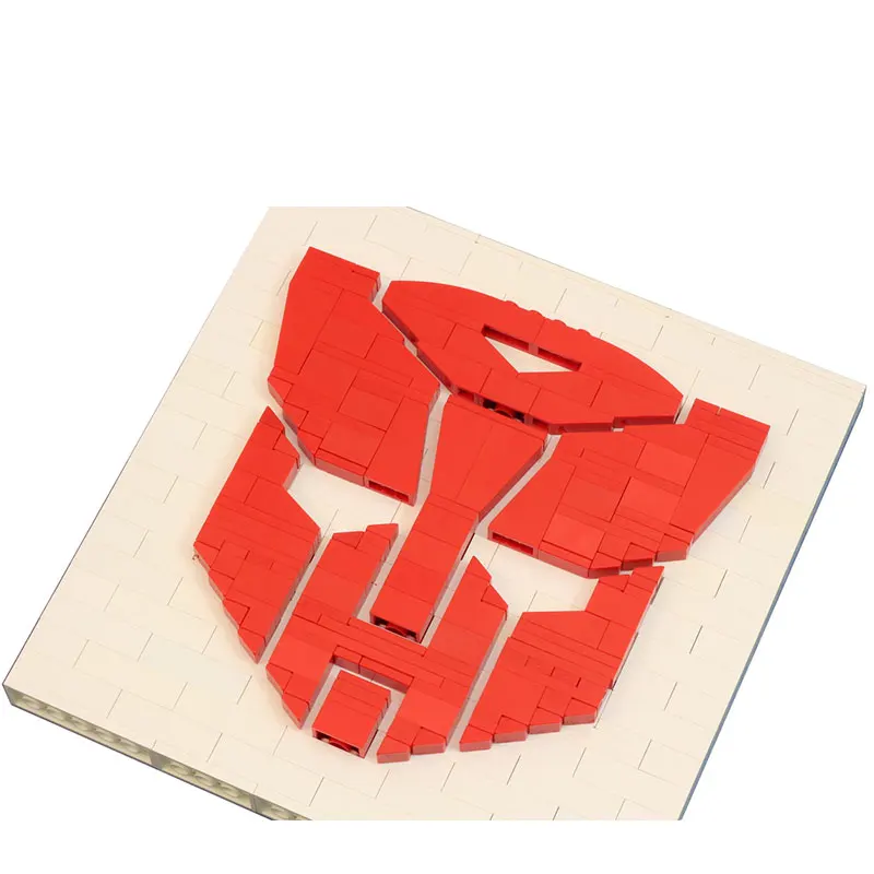 

MOC puzzle puzzle block creative classic Transformation Autobot logo puzzle block puzzle children model toy birthday gift series