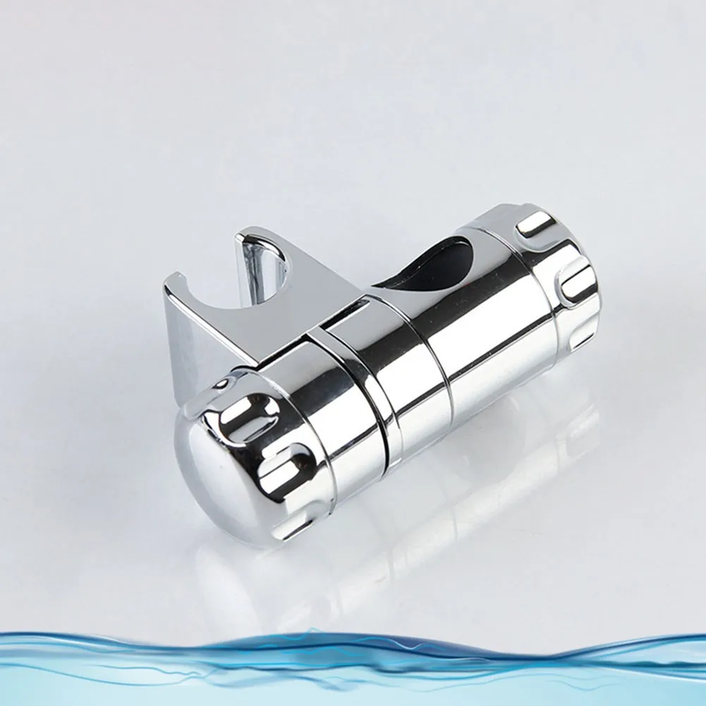 Description Picture 4 of item1PC Chrome Shower Rail Head Slider Holders 25mm Bracket For Slide Bar Chrome Plated Bathroom Pipe