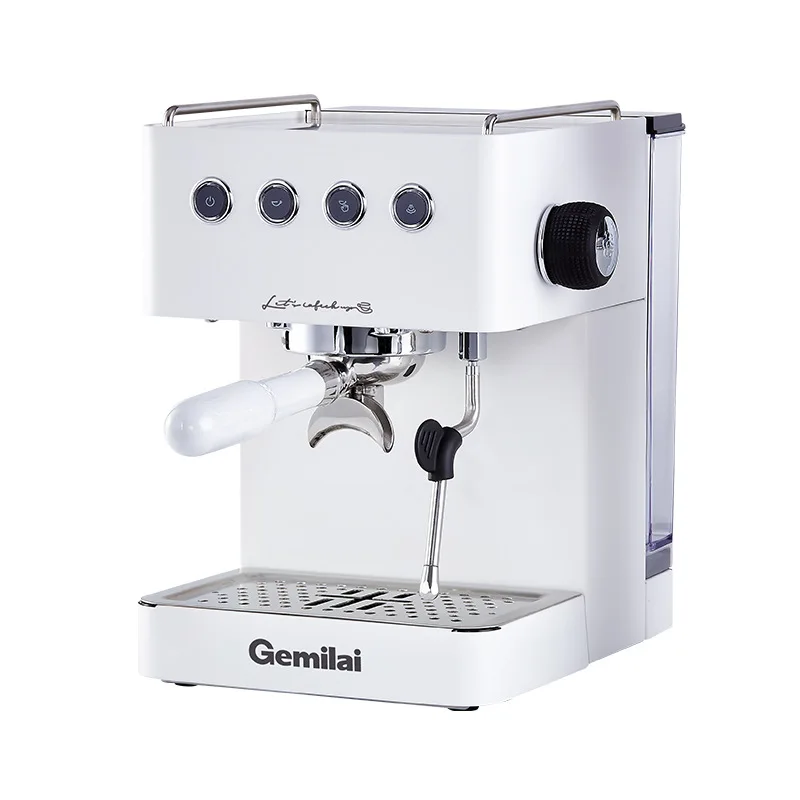 Italian Semi-automatic Home Coffee Machine Professional Barista Coffee Maker Small Cappuccino Coffee Machine with Steam Nozzle 6