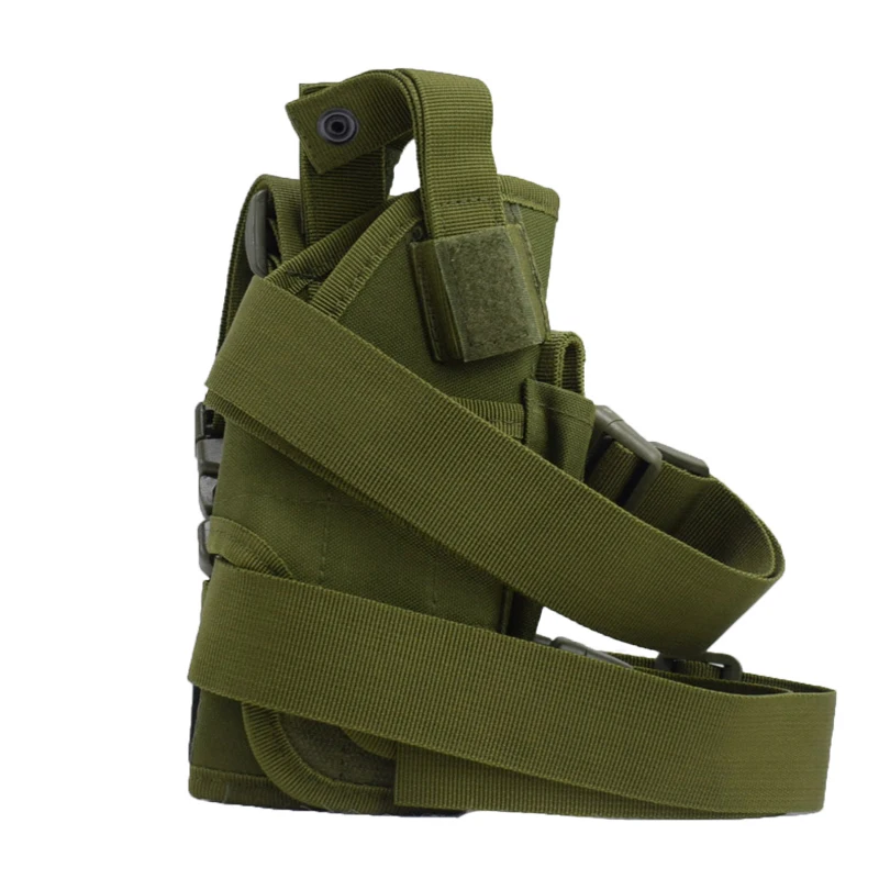 Universal Adjustable Nylon Drop Leg Holster for Tactical and Hunting Use