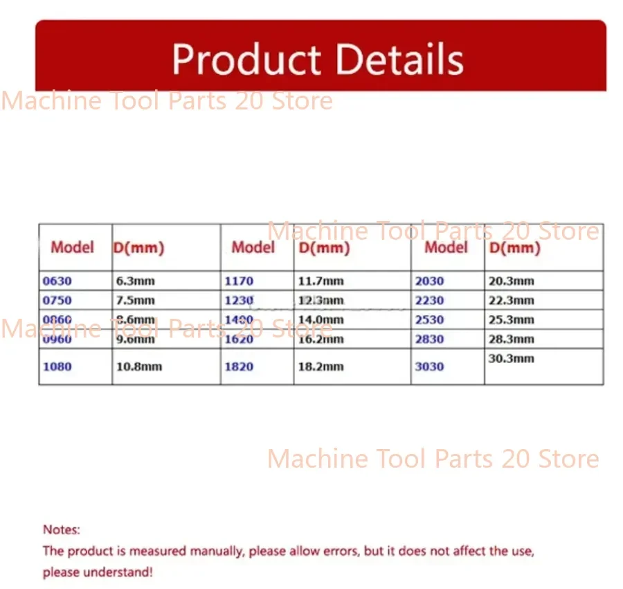 0630/0750/0860/0960/1080/1170/1230 Muzzle Sleeve for 1170 Pneumatic Pins Gun Accessories Air Nailing Tool Price For 1pc