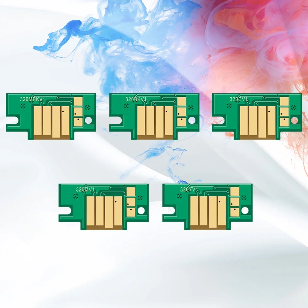 PFI-320 Ink Cartridge Chip PFI320 For Canon TM200 TM205 TM300 TM305 200 205 300 305 Printer PFI 320 Chips 300ml/pc