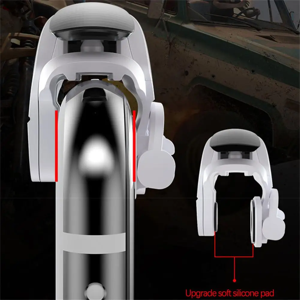 Joystick Accessories New Mobile Phone Gaming Trigger Fire Button Handle Shooter Game Joysticks Gamepad for PUBG Fire Shooting Aim Key L1R1 Controller