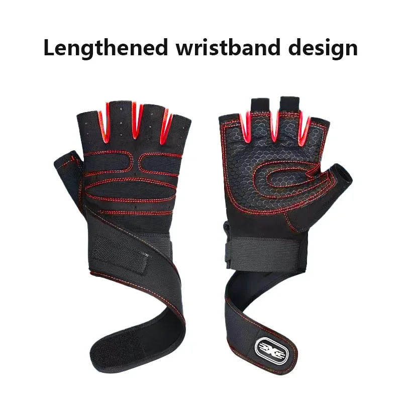 Enhanced Training Gloves - Non-Slip, Extended Wrist Support, Unisex Fitness Workout Gear