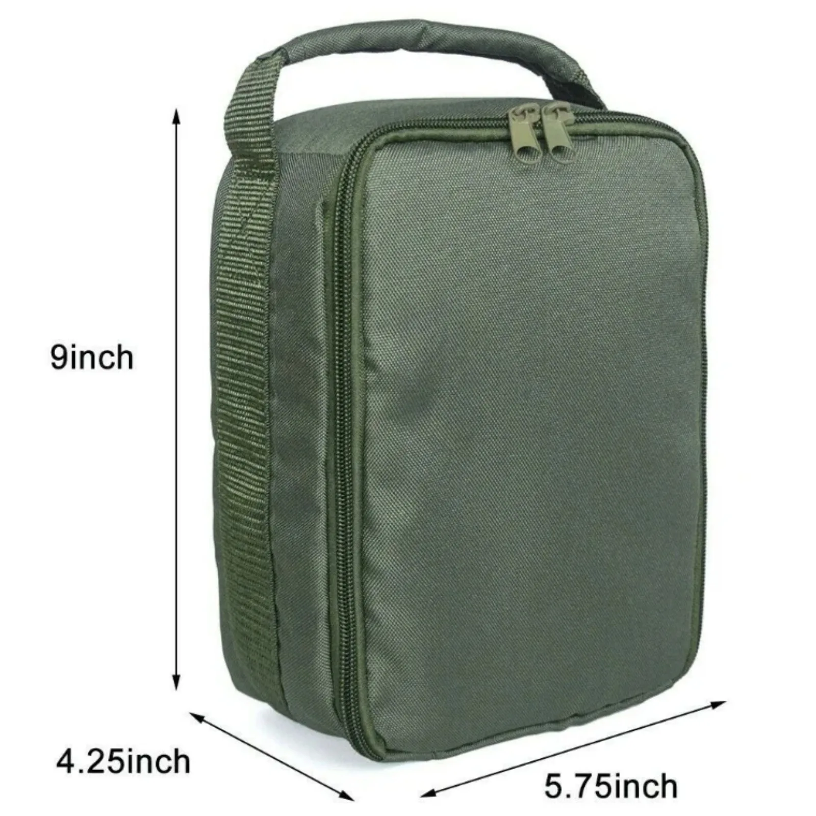 Sac de rangement portable pour moulinets de pêche organisateur à fermeture éclair leurres lignes