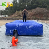 Durable and Soft Inflatable Foam Pit Air Bag Landing Ramp Air-pillars Airbag for Trampoline Park or Gymnastics Safety 1