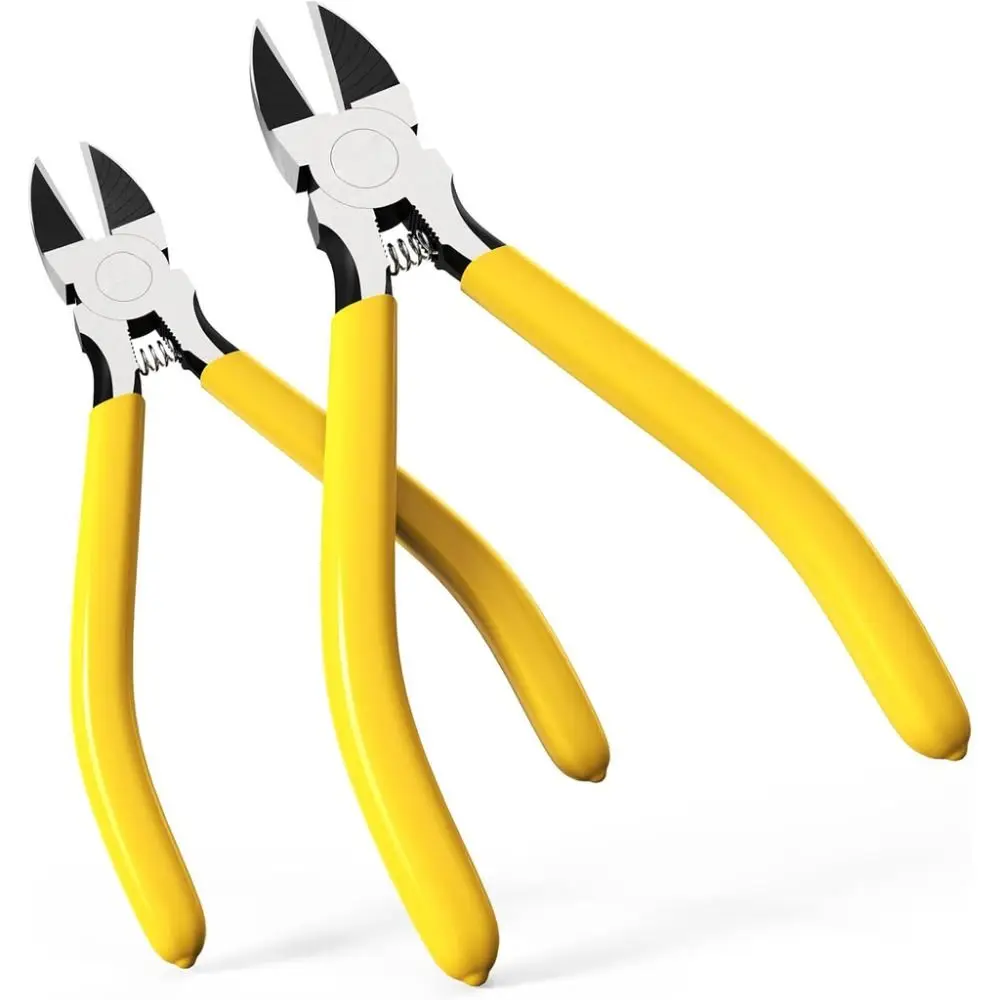 New Ultra Sharp Wire Cutter Precision Heavy Duty Cutting Pliers with Long Flat Nose Flush Cutter for Cables Wires Craft Cutting