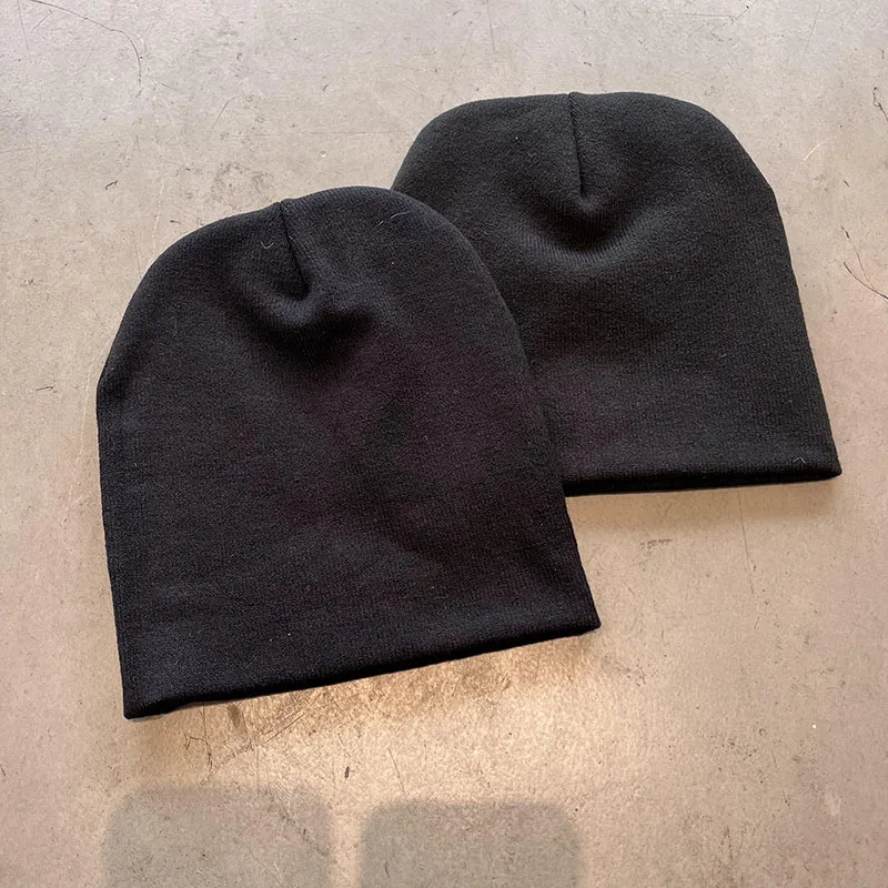 【GROVE】22WT 22WT HEW BEANIE ■韓国流行■日本在庫なし Y2k Fashion Solid Color Unisex Harajuku Beanies Knitted Hat