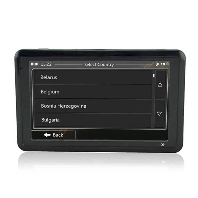 Car GPS Navigation 5inch 128M + 8G Touch Screen Sunshade Navitel Europe America Maps