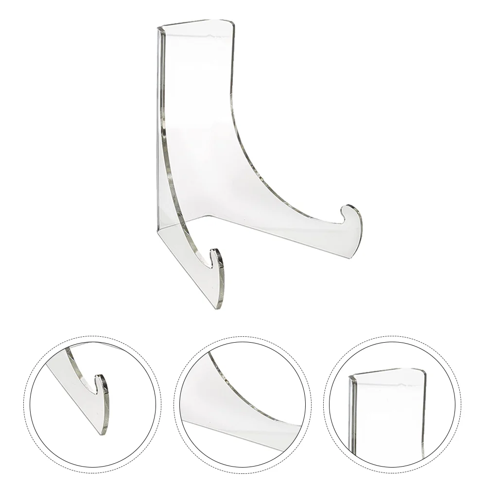 

Easels Holder Stand Display Rack Clear Picture Frame Rack Kitchen Plate Dish Show Rack Decorative-
