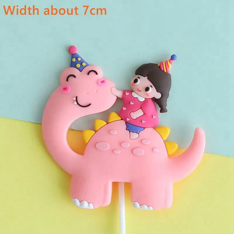 Brüllen Sie Dinosaurier-Kuchenaufsätze, Geburtstag, Dschungel, Safari, Party, Junge, Mädchen, Geschenke, Kind, 1. Geburtstag, Kuchendekoration, Babyparty, Kuchendekoration – Detail 4