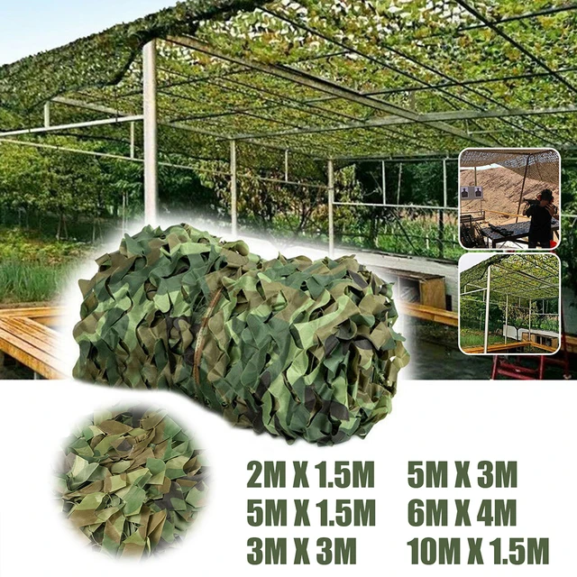 Igen, Camo Háló Álcázási Nettó Redőnyök Árnyékvitorlák Kemping Vadászat Borítója Napellenző Pavilon Napzók Nets Carport
