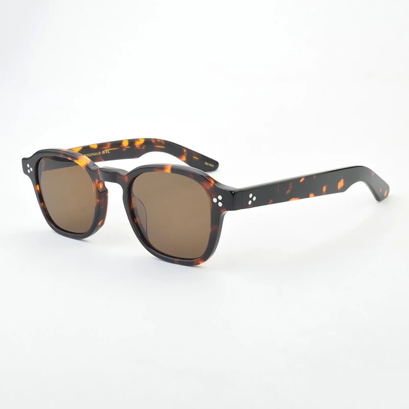 Retro Acetat hochwertige Sonnenbrille Persönlichkeit Männer Frauen Vintage klassische quadratische Sonnenbrille Outdoor-Fahren Sonnenbrille UV400 – Detail 12
