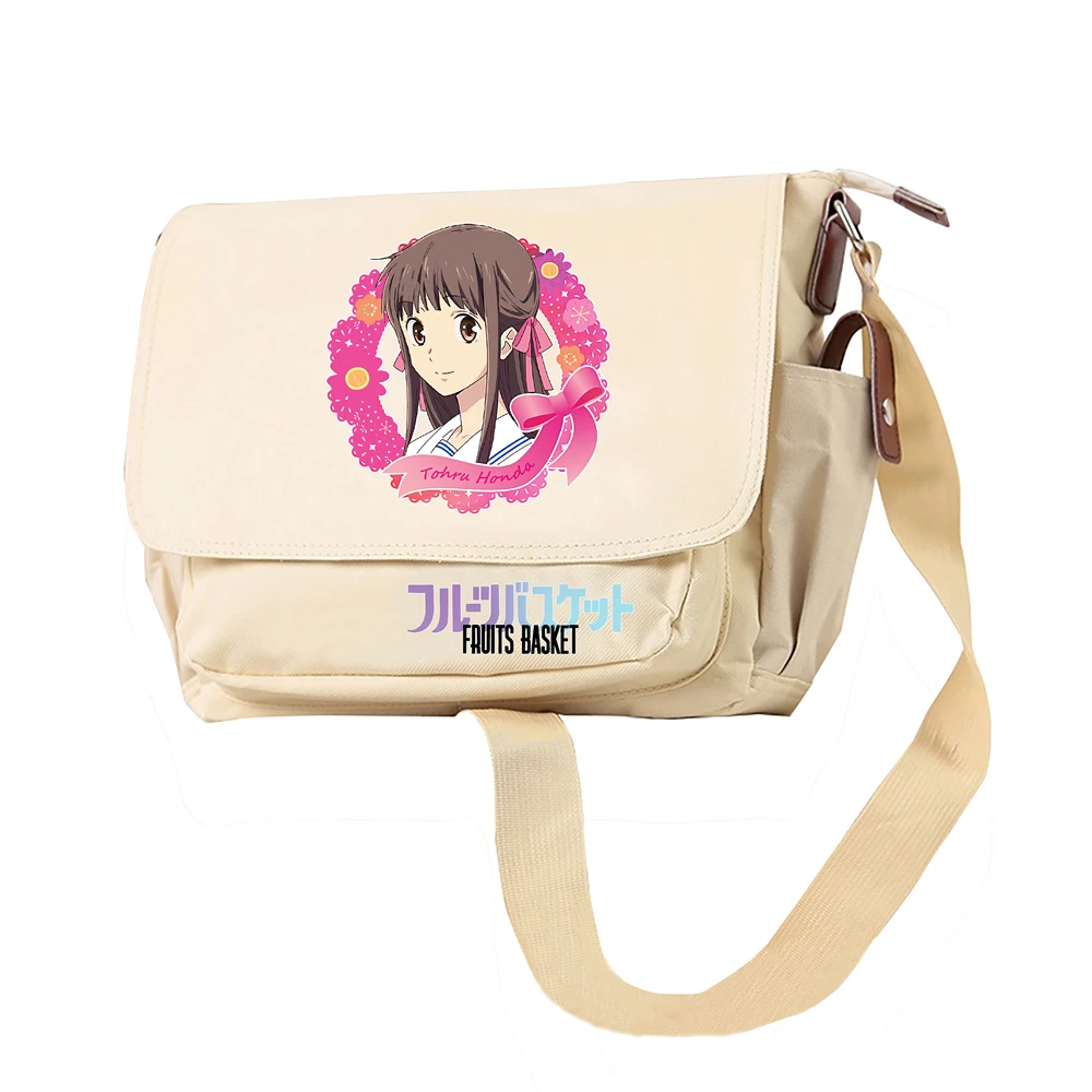 

Fruits Basket Cartoon School Bags Kawaii Bookbag Anime Light Travel Bags Students Crossbody Bags Women Cute Messenger Bag