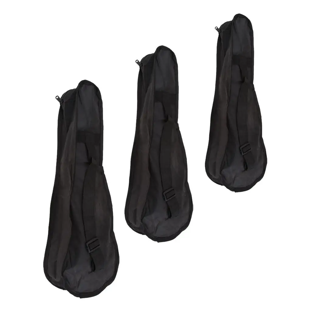 Tooyful 21/23/26 Inch Ukulele Guitar Waterproof Case Cotton Padded Large Capacity Carrying Bag
