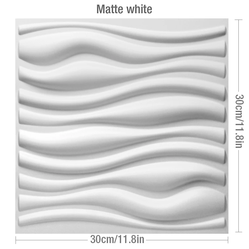 M-Matte white-12PCS