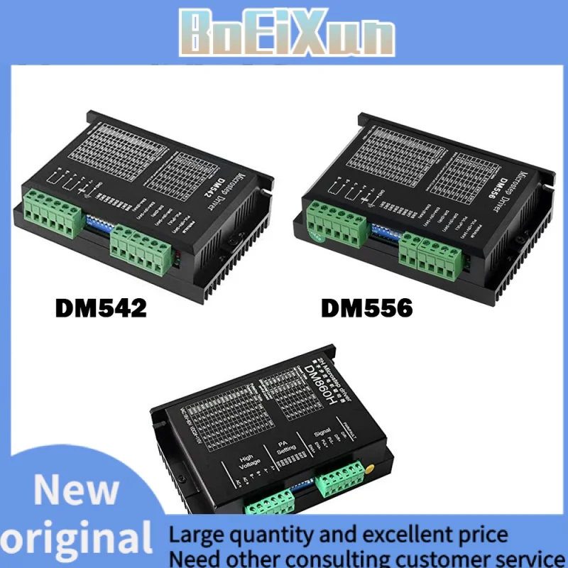 

Stepper Motor Driver DM860 DM556 DM542 DM860H For Nema 23 34 Series 2-phase Digital Stepper Motor Driver CNC Engraving Machine