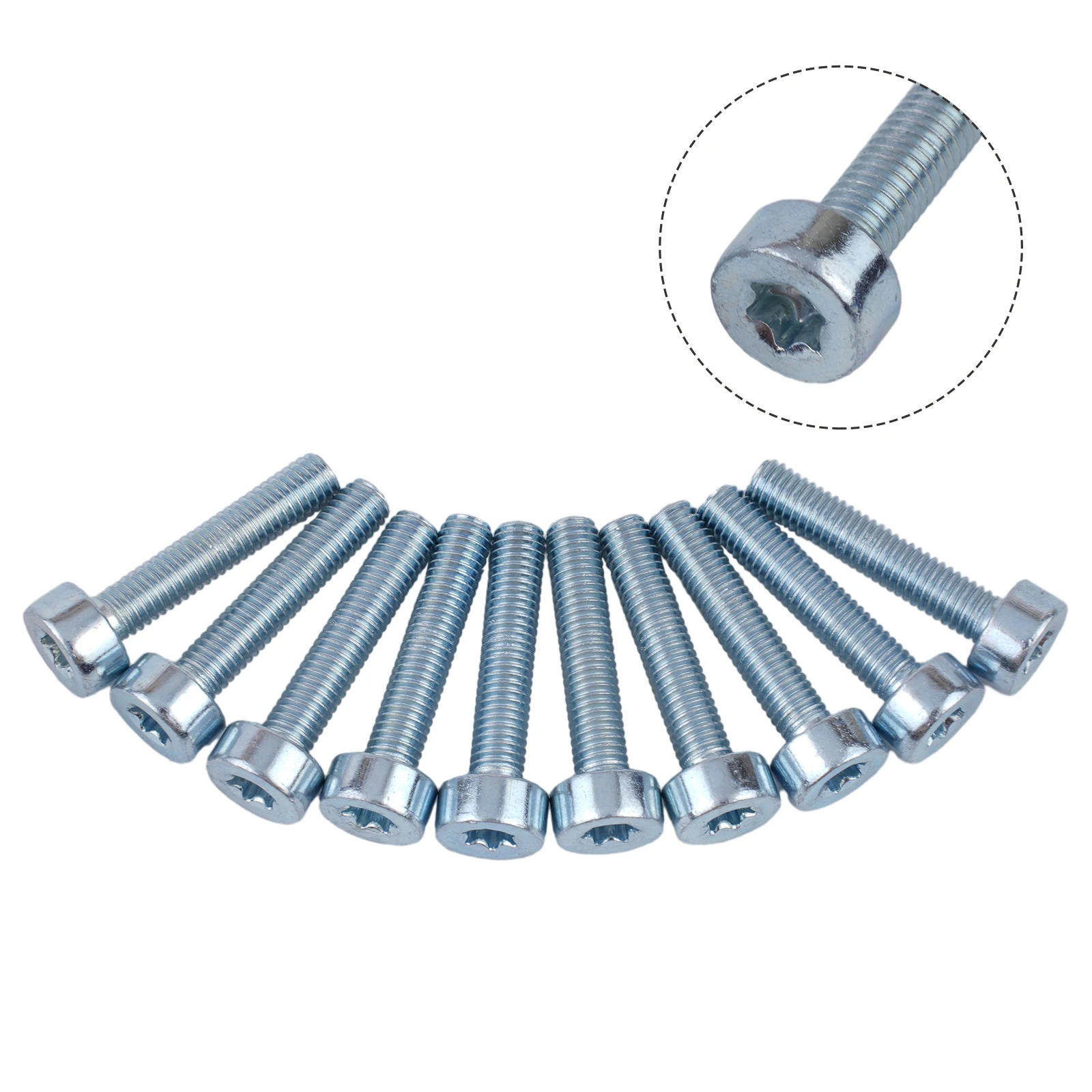 10PCS T27 Torx Screws MM 25MM Bolt Screw IS-M5x25 For Stihl 9022 341 1050 Trimmer Replacement Spare Parts Garden Power Tools