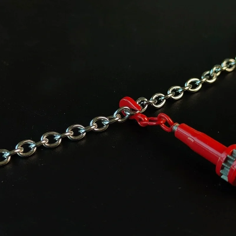 Metal Heavy Cargo Bundling Fixing Chains for Tamiya 1/14 RC Truck Scania MAN Benz Volvo Tractor Trailer LESU DEGREE Parts 4