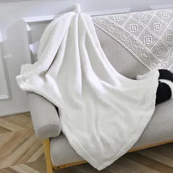 Waterproof Dog Blanket Double Layer Thick Warm Small Cat Blanket Washable Soft Plush Reversible Throw Furniture Protector 3