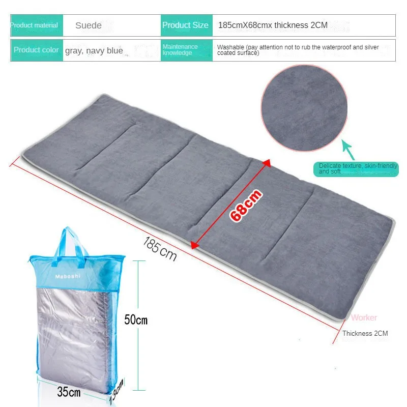 Description Picture 4 of itemWaterproof Camping Mat 75"x26"Soft Comfortable Cotton Portable Sleeping Cot outdoor Gear Camping Mat for Folding Bed