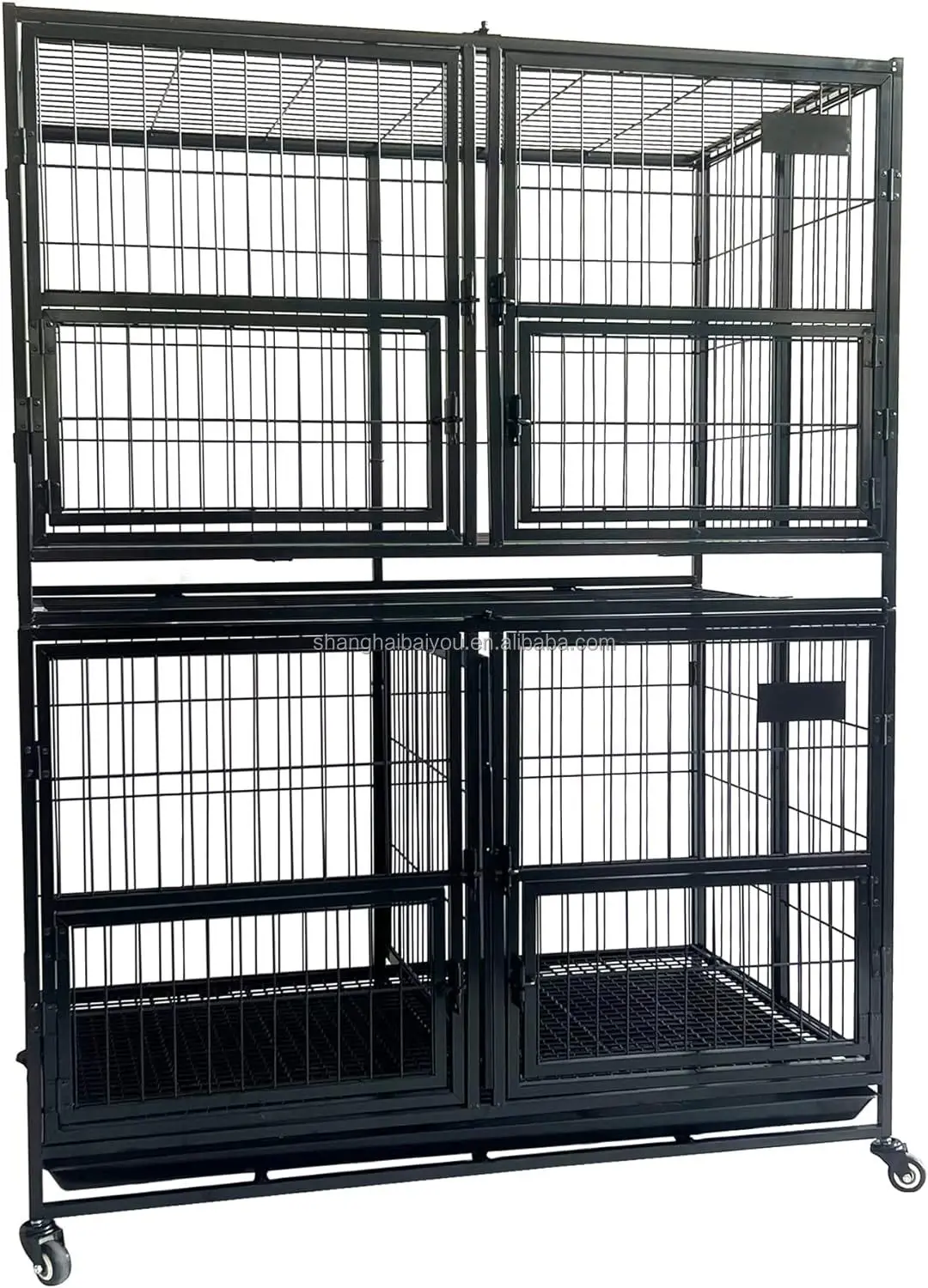 Multiple Sizes Large Crate Heavyduty Folding Metal Kennels Cat
