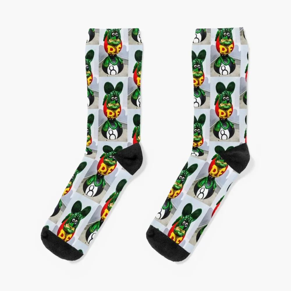 

Rat Fink Socks anime colored Climbing Antiskid soccer Men's Socks Luxury Women's