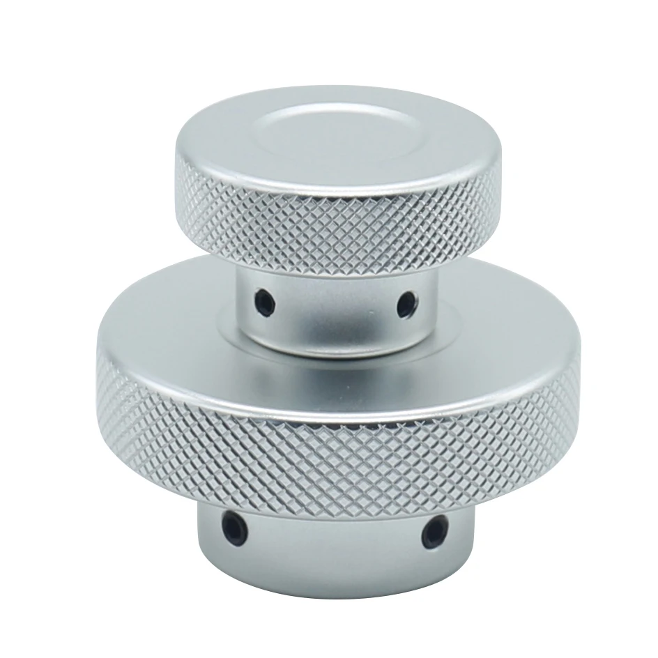 Silver Movable Hand Wheel Handle Round Rotating Machine Tool Hand Wheel Sliding Table Screw Lever Handle Manipulator