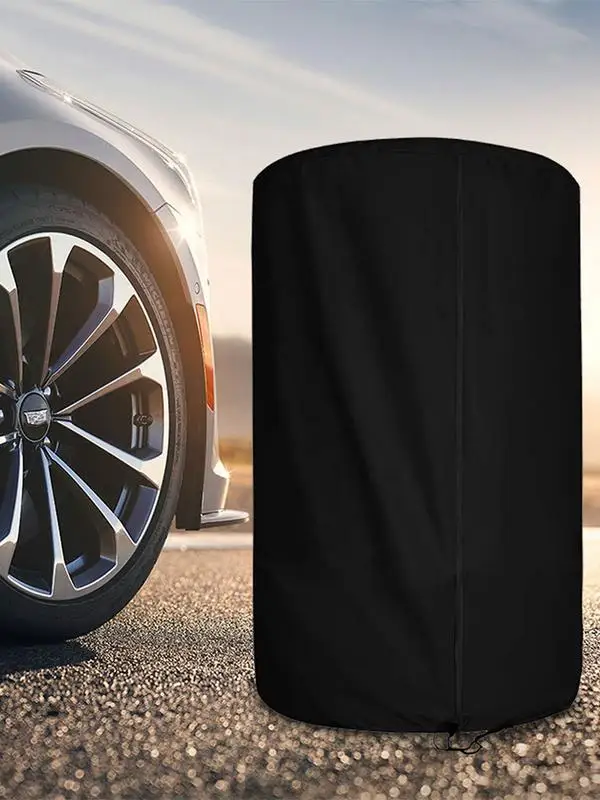 Tire Protection Covers For Cars RV Sun Dust Waterproof 210D Oxford Made Bags Universal Fit Auto Tyre Accessories