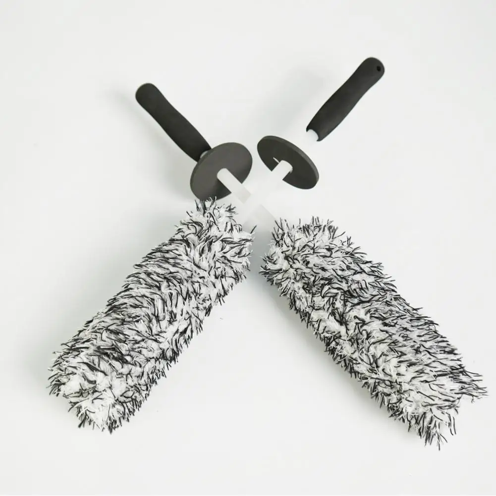 

Microfiber Car Wash Brush Practical Wheels Brush 490mm*80mm Auto Accessories Cleaning Rims Fiber & EVA Multipurpose