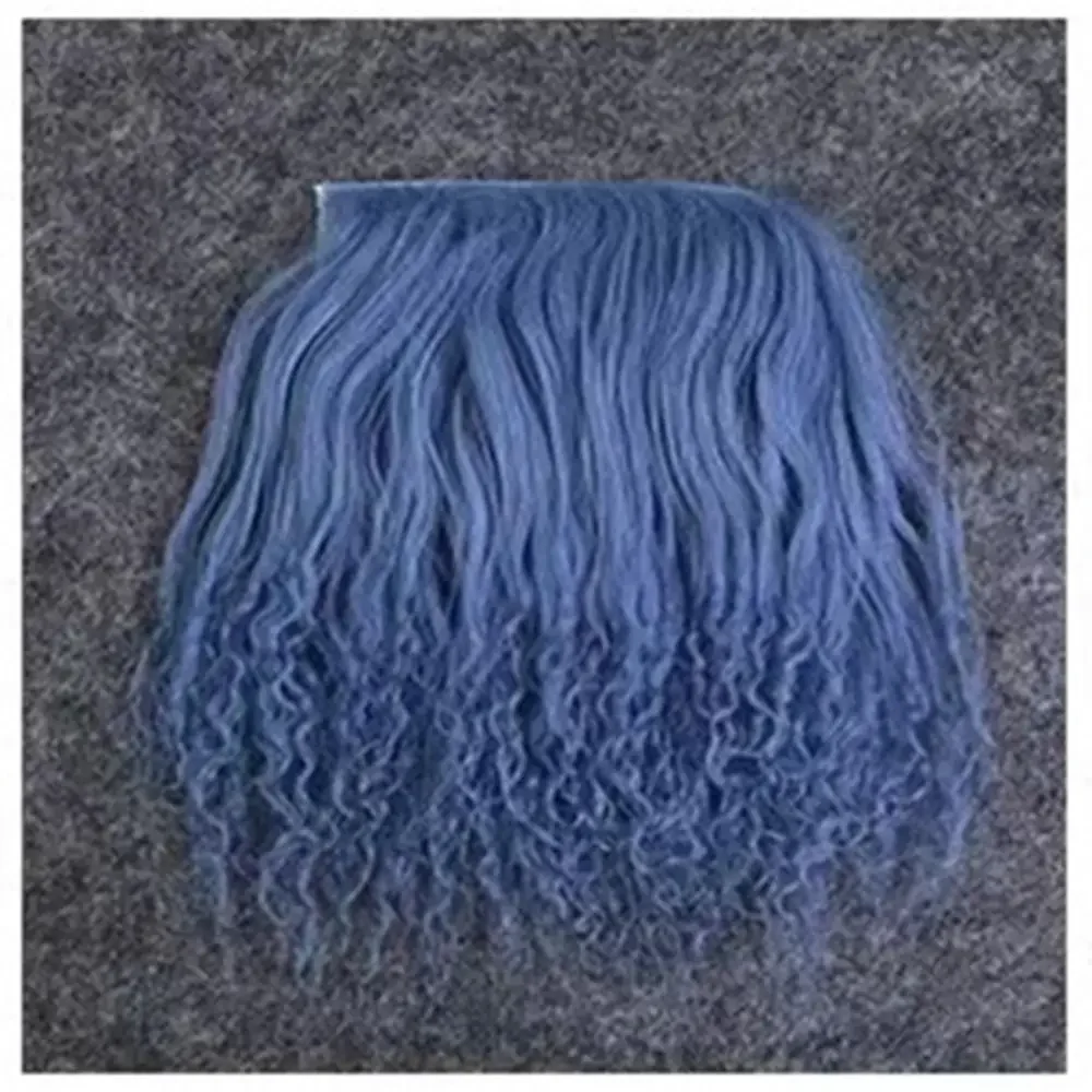 Fake Hair BJD Hair Row Bjd Dolls Hair Raw Synthesis BJD Hair Wefts Wig Handmade Hook Hair Wefts BJD Diy Hair Dolls Accessories