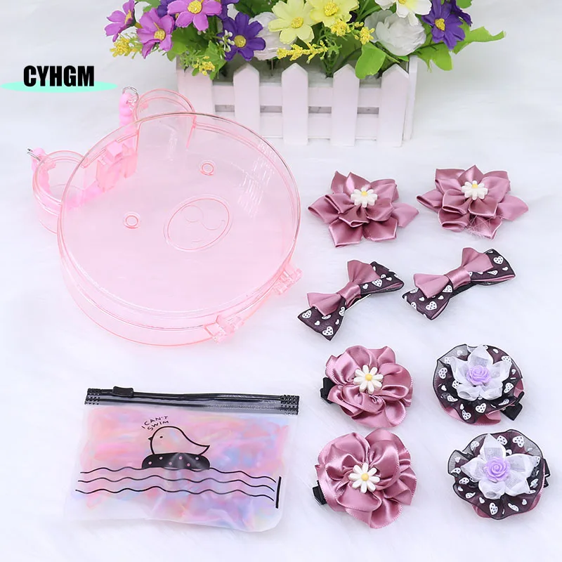 Fashion New Girls flowers women's Hair Accessories set  Hairpins Headband Lovely Barrettes H22