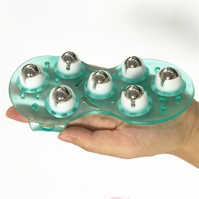 Ball Body Massage Glove Anti-Cellulite Muscle Pain Relief Relax Massager For Neck Back Shoulder Buttocks Face Lift Tools