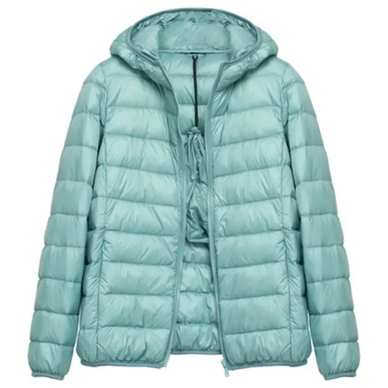 

LKSK 2023 women jacket fall/winter hooded ultra-light fashion lightweight down jacket women Korean version jacket warm lightwe