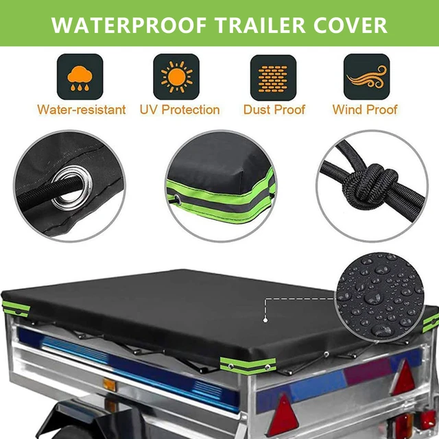 150-260cm Winter 600D Trailer Cover Auto Roof Tent Heavy Duty PVC Dustproof  Waterproof Protector Cover Travel Camping Canopy - AliExpress