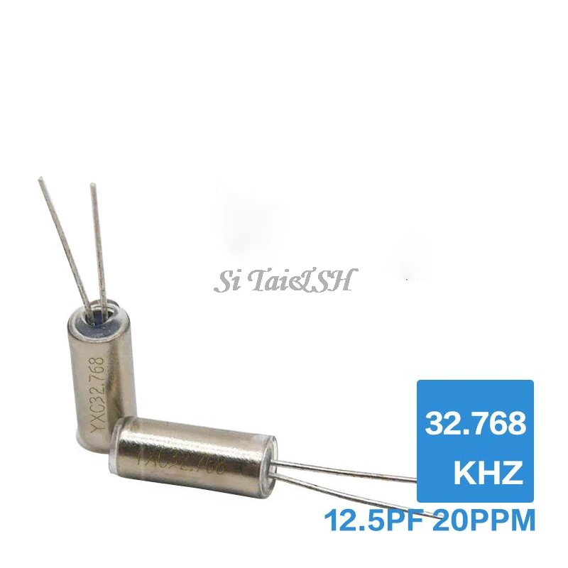 Quartz resonator 20pcs 32.768KHz error 20ppm 3*8 32.768K 12.5pF cylinder